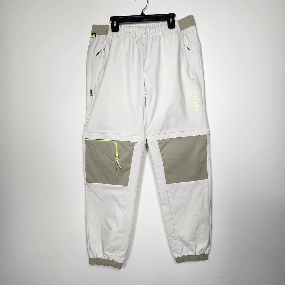 New! Adidas Voyage Active Outdoor Zip Off Trousers Pants | Men's Size Med HE5255